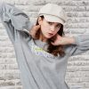 Casual printed puffy sleeve top