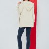 Hooded cardigan side zipper drawstring