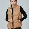Windproof thermal vest jacket